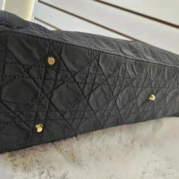 Dior Black Cannage Nylon Large 2-Way Satchel - Picture 11 of 16